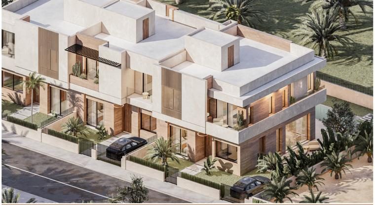 Rendu d’une villa jumelée du Petit Ambassadeur